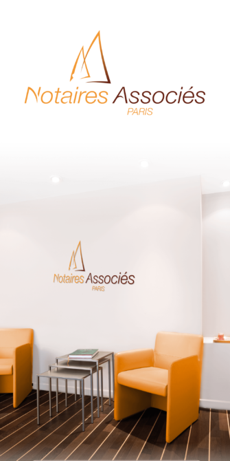 Identité visuelle pour les notaires associés Bourdel-Abgrall-Dray-Liva