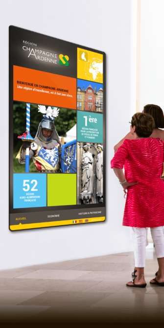 Réalisation d'un application tactile pour l'Office du Tourisme de la Région Champagne-Ardenne